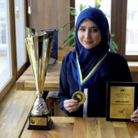 Hijabi girl tops Bosnia Karate Records