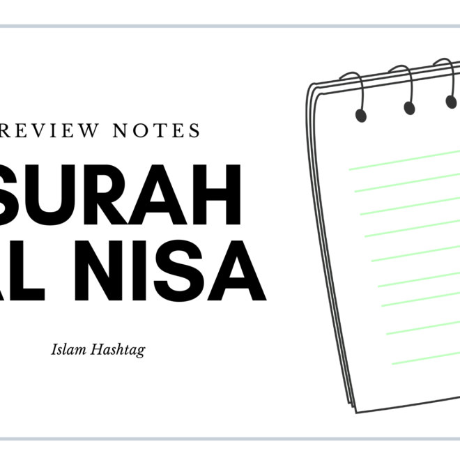 Review Notes on Surah Al Nisa