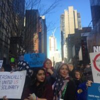 In Times Square, Protesters Take to The Streets To Say ‘I Am Muslim Too’