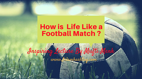 A Football Match between Man and Shaitan