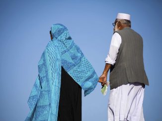 old muslim couple