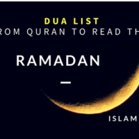 Ramadan Dua List – 30 Duas from Quran