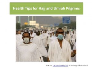 read more about the article hajj health tips : free booklet