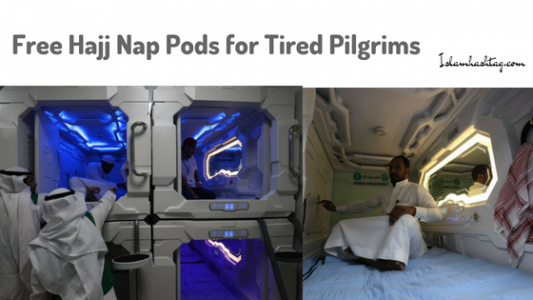 Free Hajj Nap Pods for Tired Pilgrims