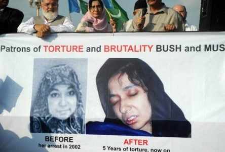 aafia siddiqui protest