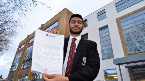 16 yr Old Muslim boy wins £76,000 scholarship to Eton