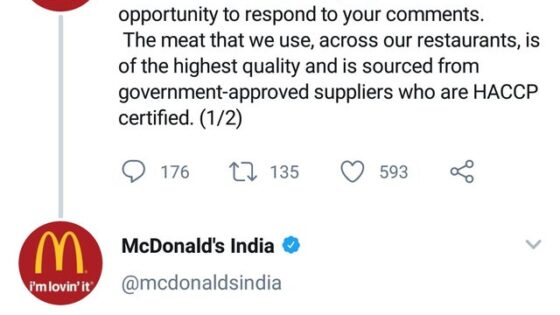 My say about #boycottMcdonalds that is trending in India because they serve Halal food
