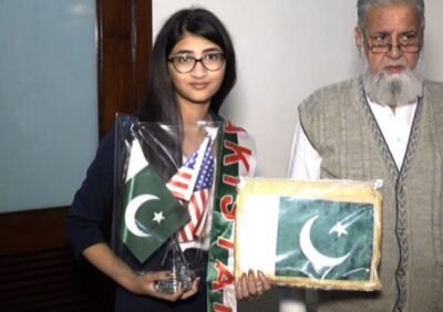 13 year muslim girl in NASA