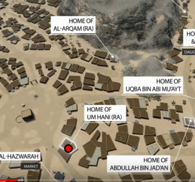First ever geographically detailed map of Mecca as it was during the lifetime of the Prophet Muhammad (PBUH)