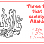 Three things that are solely for Allahswt