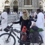 Sara Haba becomes First Woman Pilgrim to reach Mecca by bicycle.