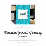 ramadan journal- giveaway