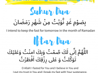 dua for suhur and iftar