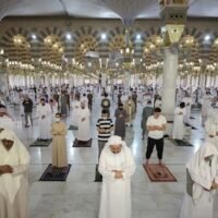 Masjid Nabawi in Madina reopens after the COVID lockdown