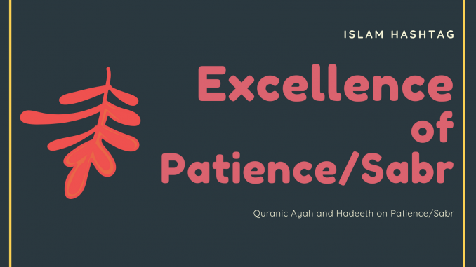 Quranic ayah on patience