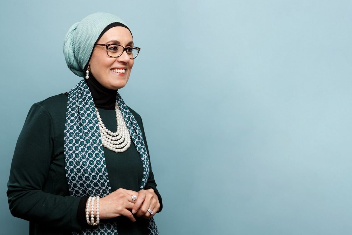 first Muslim woman to read quran in Us presedential