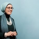 First Muslim American woman to offer a prayer at the presidential inauguration service in the history of USA.