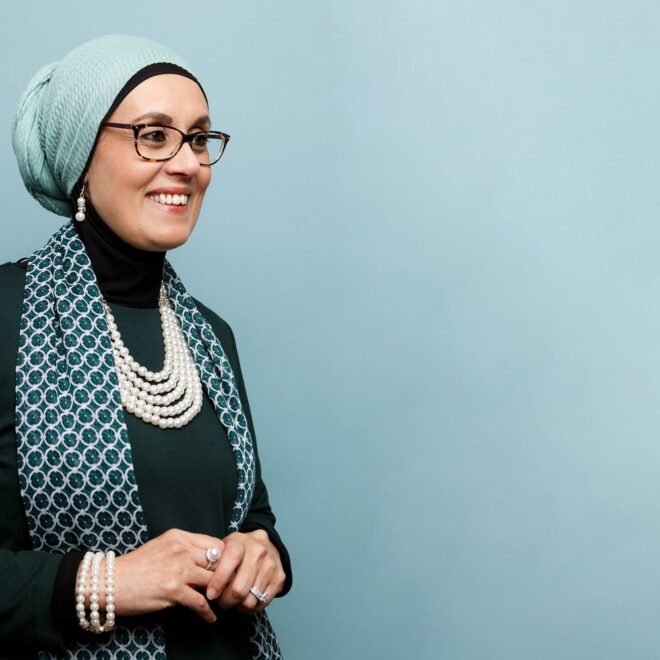 First Muslim American woman to offer a prayer at the presidential inauguration service in the history of USA.
