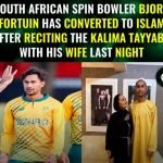 Bjorn Fortuin converts to Islam.