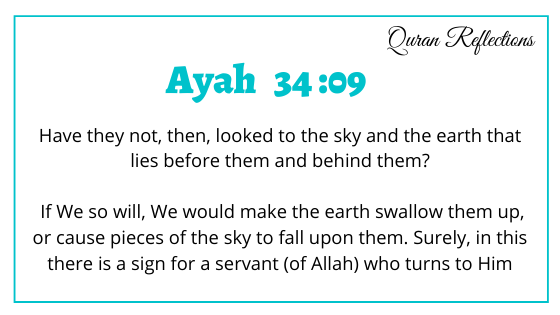 Quran Reflection,Surah Saba-Ayah 34:09