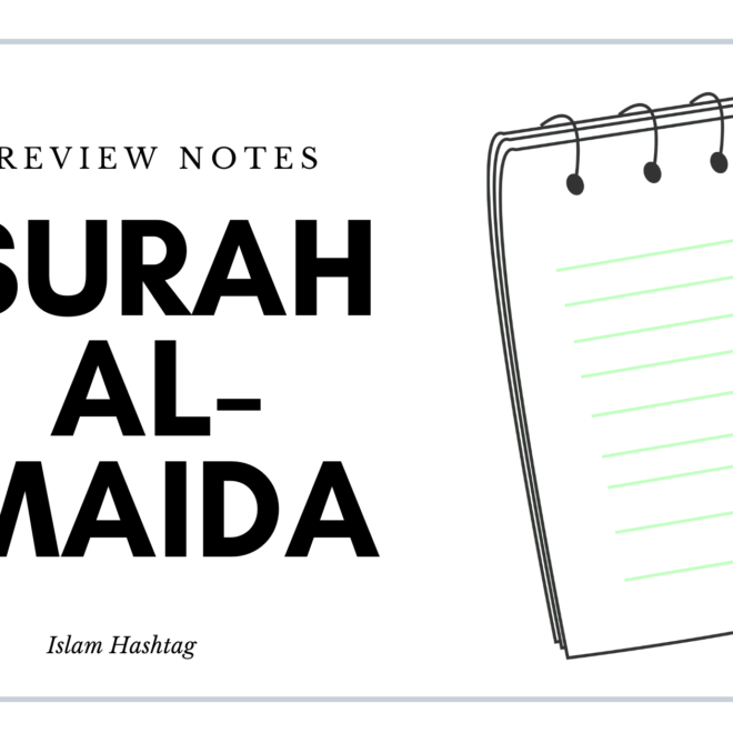 Review Notes on Surah Al-Ma’idah – Key Themes and Lessons from Quran Surah 5