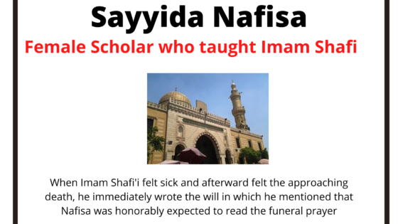The Female teacher of Imam Shafi-Sayyida Nafisa