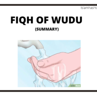 Fiqh of Wudu/ wudhu  (Summary)