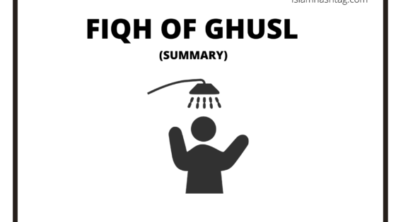 How to do ghusl? Fiqh of Ghusl/ritual purification