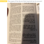 Story of Conversion-This page of Quran brought me to Islam