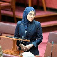 Fatima Payman makes history by becoming  the first parliamentarian to wear hijab