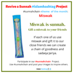 sunnahchain Challenge- change your life by reviving a sunnah.