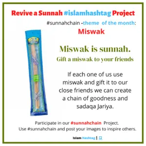 read more about the article #sunnahchain challenge- change your life by reviving a sunnah.