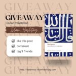 quran translation-quran giveaway every month in sha allah !