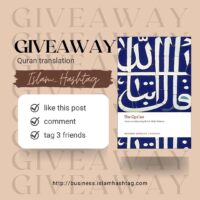Quran translation-Quran giveaway every month In sha Allah !