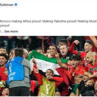 Islamic Scholars shows happiness on Morocco win. Morocco becomes the first ever Arab nation to reach the semifinals of the FIFA World Cup.