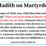 5 Hadith on Martyrdom-Who are Martyrs