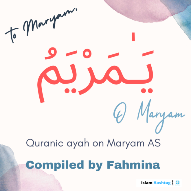 Ya Maryam, small booklet for girls named Maryam