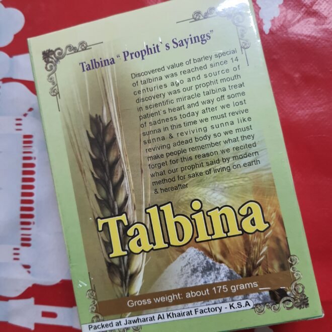 Al Talbina, a therapeutic food recommended by Prophet (pbuh)