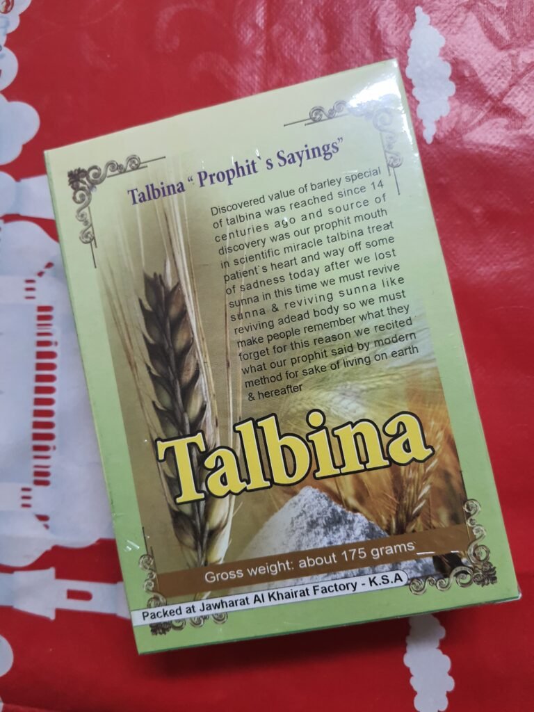 Al Talbina, a therapeutic food recommended by Prophet (pbuh)