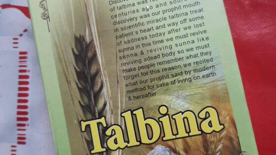 Al Talbina, a therapeutic food recommended by Prophet (pbuh)