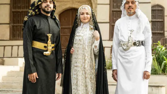 Saudi dress with a ‘Costume Birth Certificate’