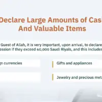 Hajj 2023:Pilgrims urged to disclose sums of money and objects in possession if their value exceeds SR60,000