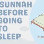 sunnah before going to sleep