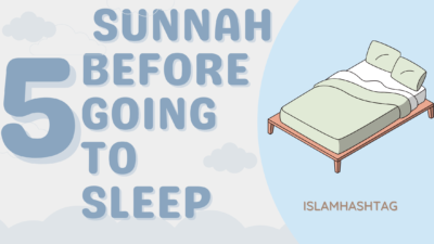 Sunnah before going to sleep