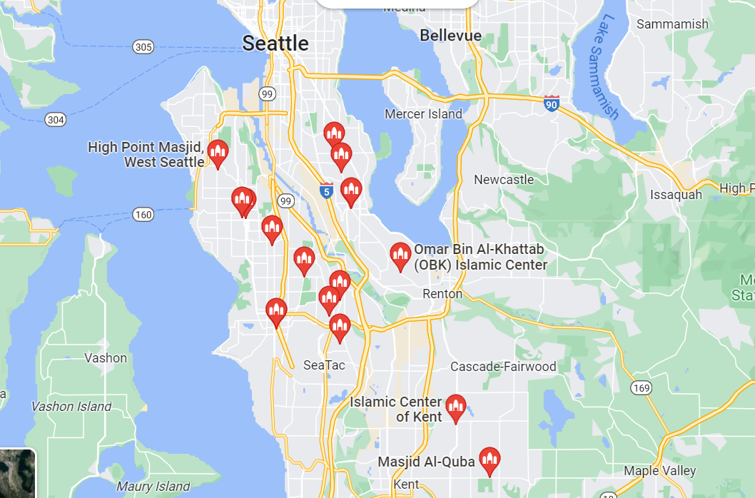  Mosque in Seattle Washington.