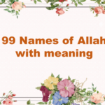 99 Names of Allah with meaning