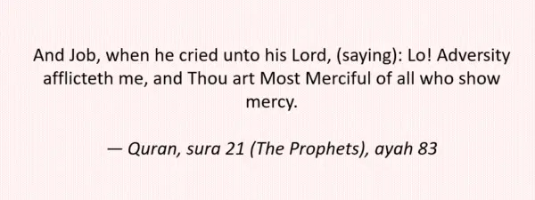Learning from Patience of Prophet Ayub (AS) 3 Learning from Patience of Prophet Ayub (AS)