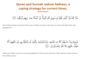 quran and sunnah reduce sadness