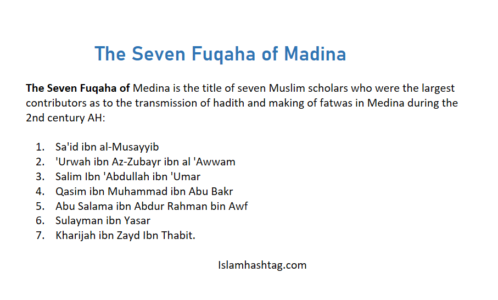 The Seven Fuqaha of Madina