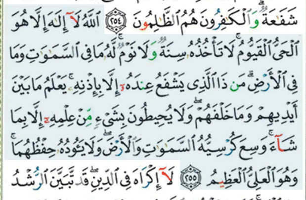 5 hadith on virtue of Ayatul kursi.